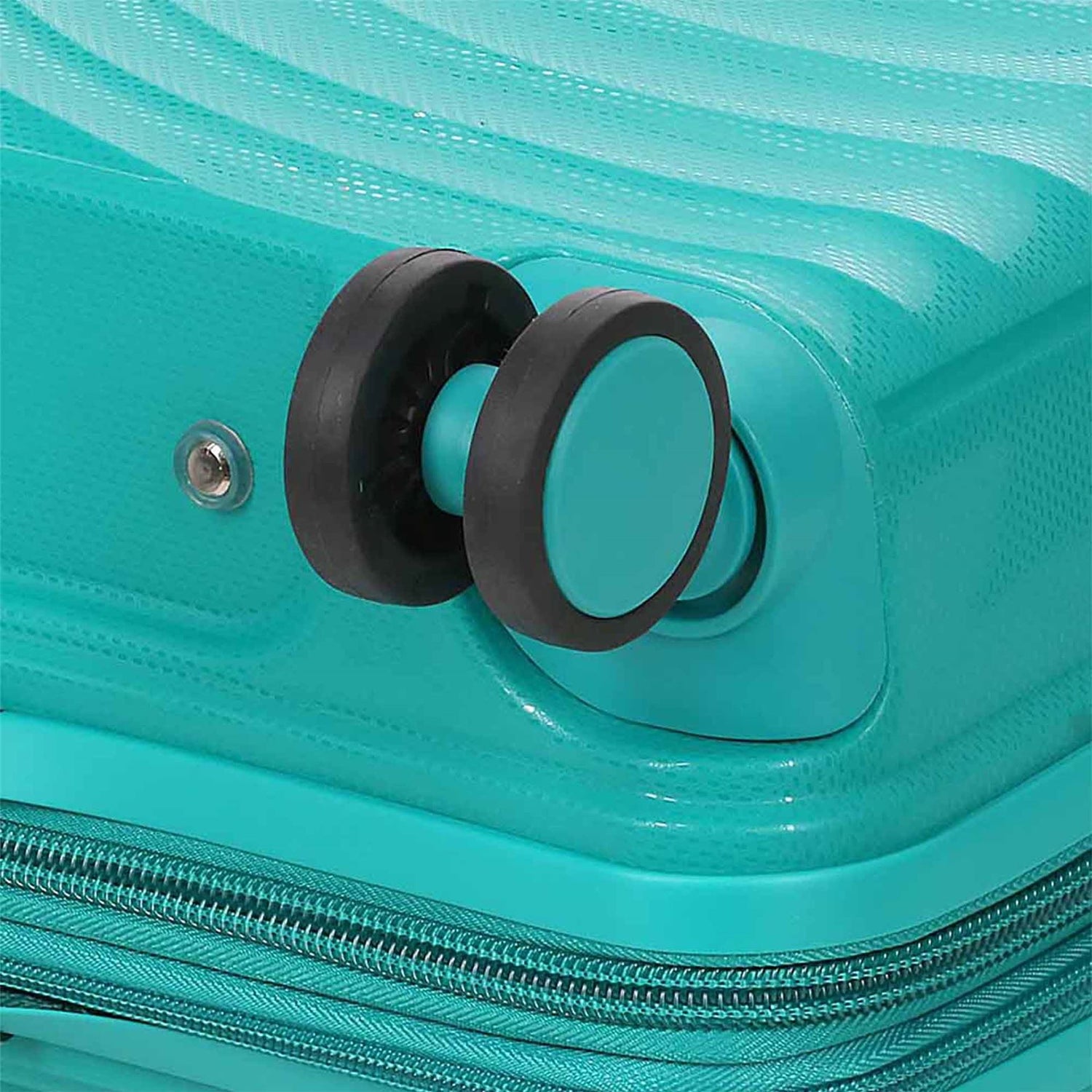 Balranald Large Hard Shell Suitcase in Aqua Blue