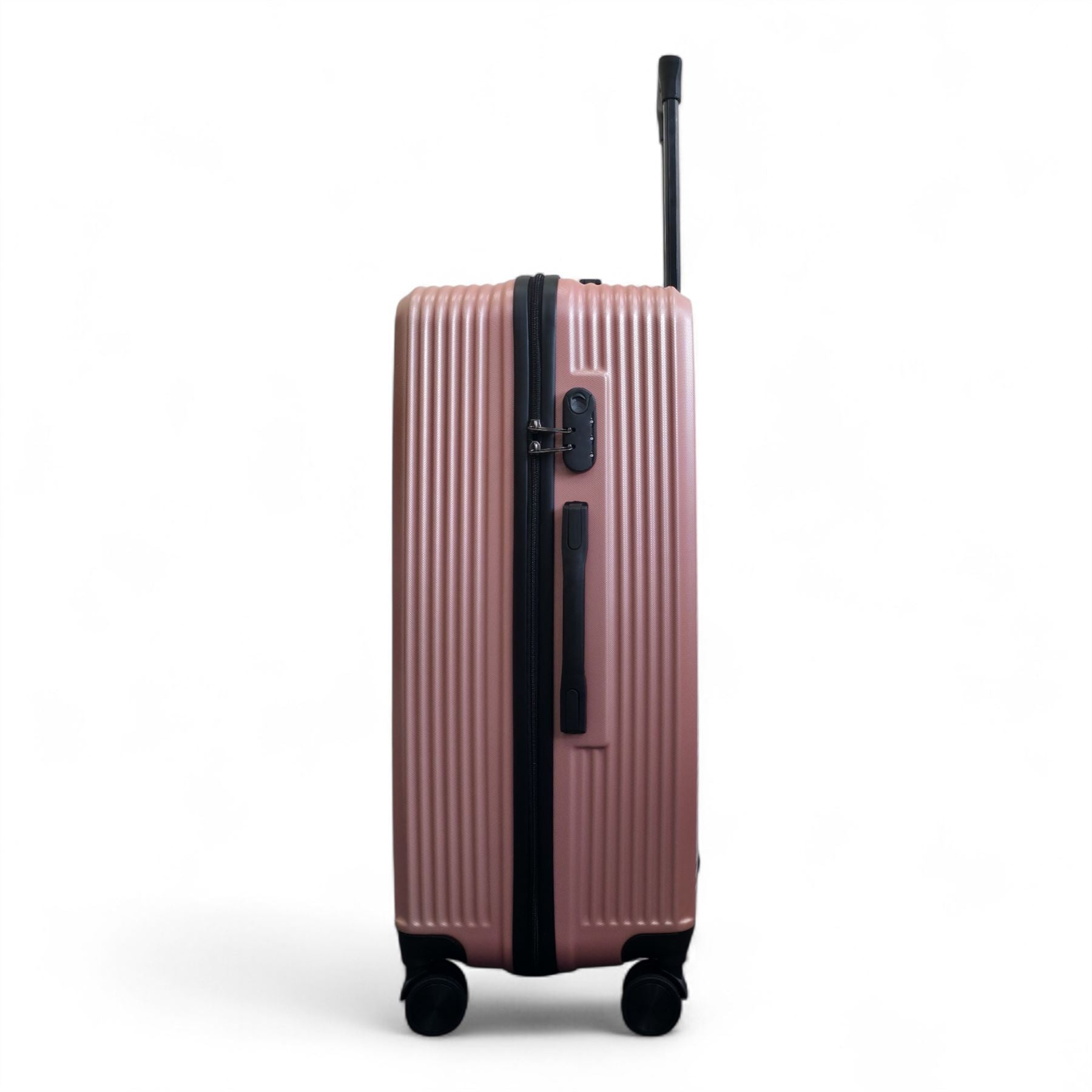 Junee Large Hard Shell Suitcase in Rose Gold