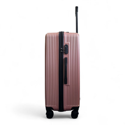 Junee Large Hard Shell Suitcase in Rose Gold