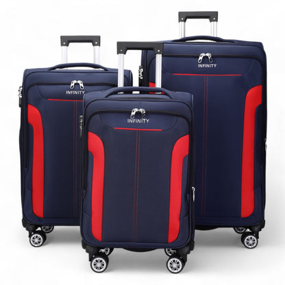 Delta Set of 3 Hard Shell Suitcase in Navy