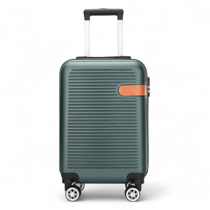 Calgary Cabin Hard Shell Suitcase in Emerald Green