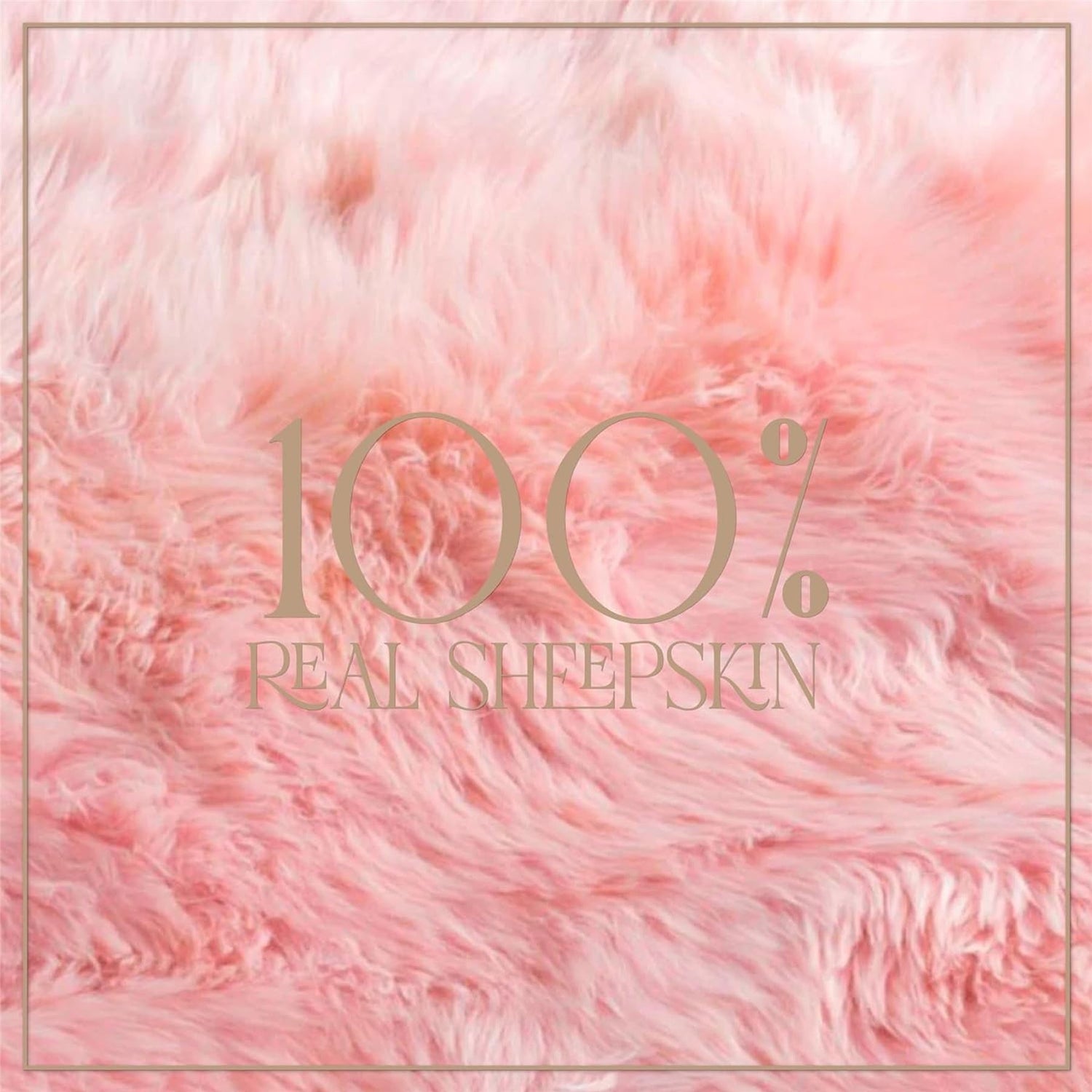 Genuine Sheepskin  40x40cm Real Wool Single Sided Cushion