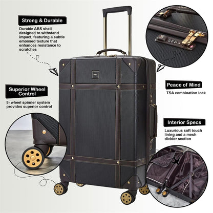 Alexandria Large Hard Shell Suitcase in Black