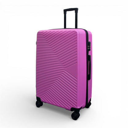 Junee Large Hard Shell Suitcase in Pink
