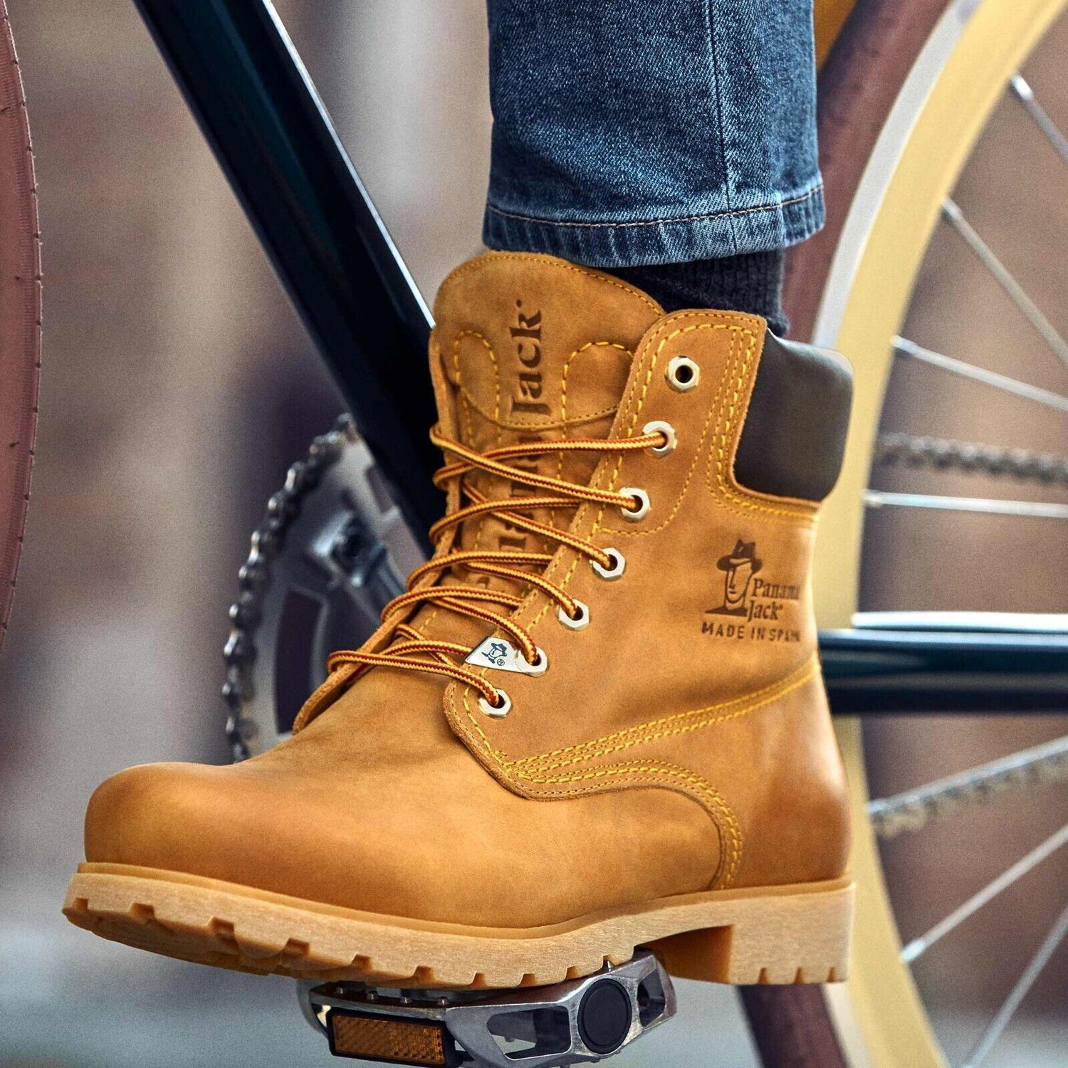 Panama Jack 03 C1 Mens Boots Tan Waterproof Leather Lace Up Hiking Ankle Chukka