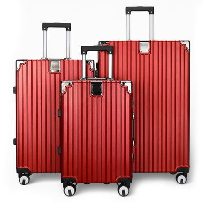 Airdrie Set of 3 Hard Shell Suitcase in Red