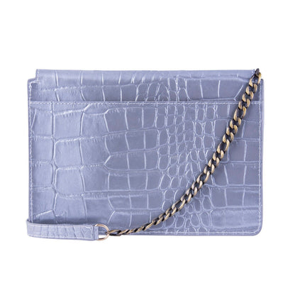 Womens Leather Clutch Cross Body Shoulder Printed Cowhide Bag