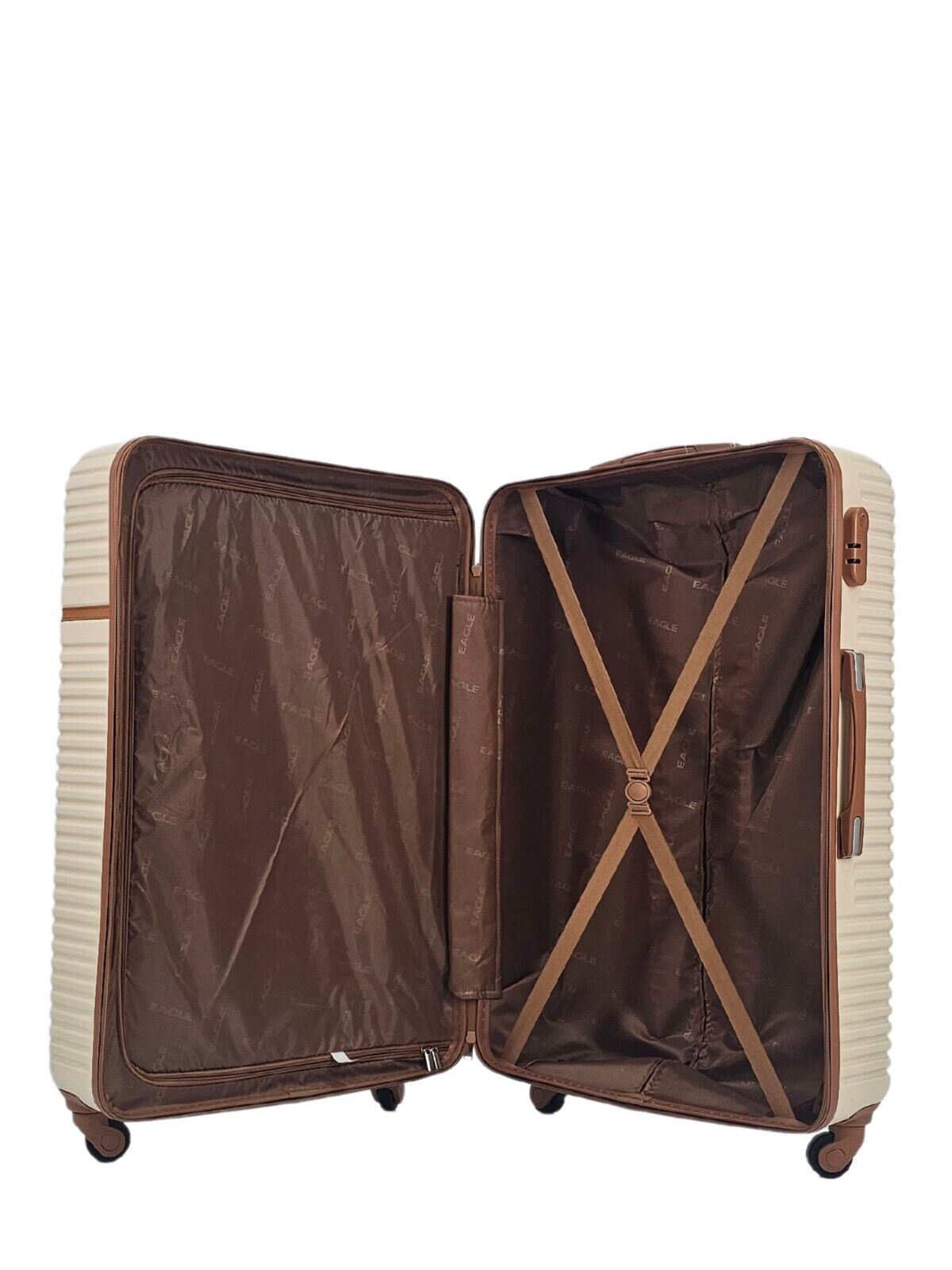 Bridgeport Large Hard Shell Suitcase in Cream