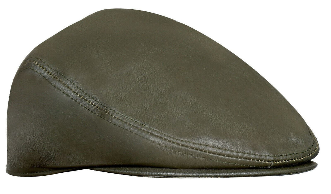 Mens Flat Hat Leather Peaky Blinders Beret Newsboy Gatsby Golf Cabbie Cap
