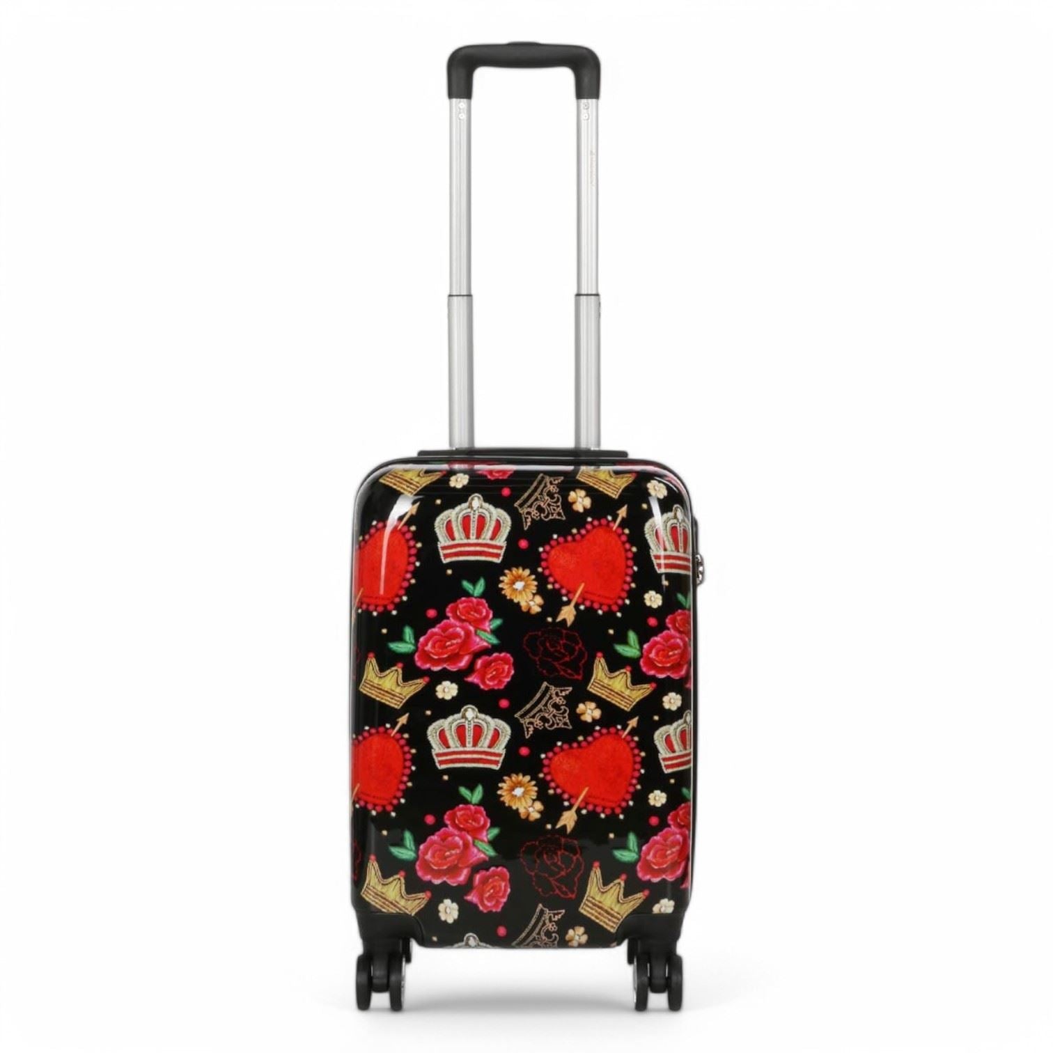 Ballina Cabin Hard Shell Suitcase in Black Queen Rosses