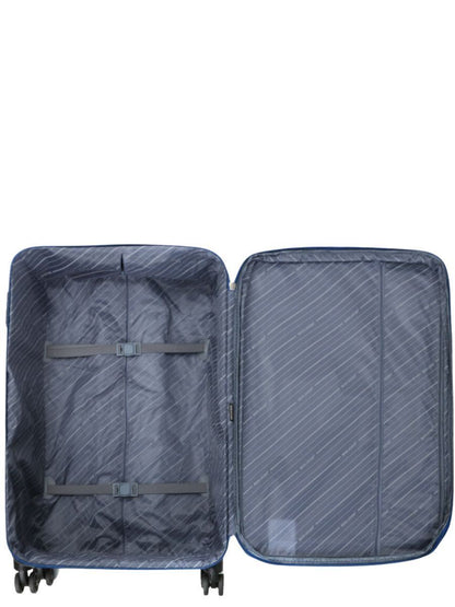 Calera Cabin Soft Shell Suitcase in Blue