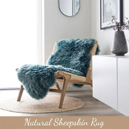 Genuine Sheepskin Double Natural Fluffy Silky Soft Real Wool Rug