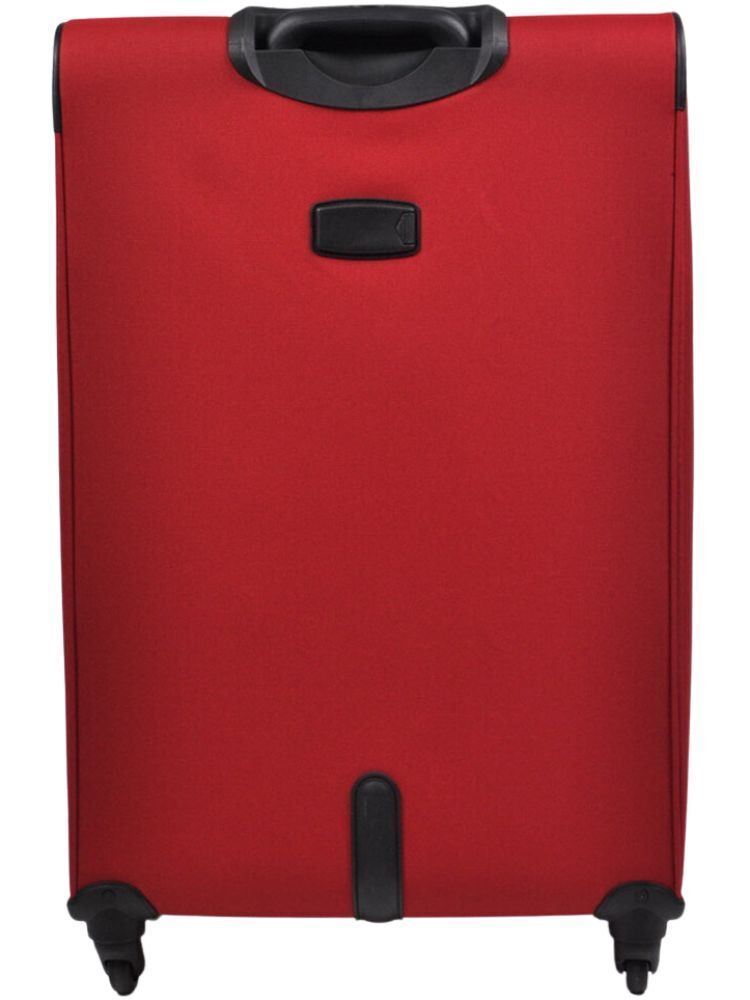 Carrollton Large Soft Shell Suitcase in Red