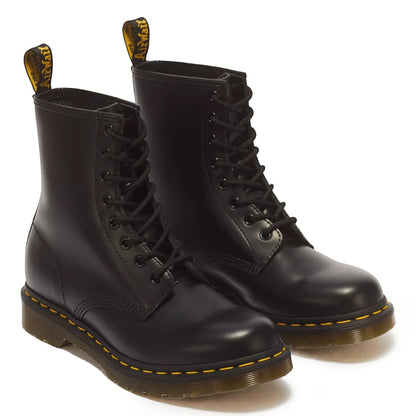 Dr Martens 1460 Black Smooth Leather 8-Eye Combat Boots - 11822006