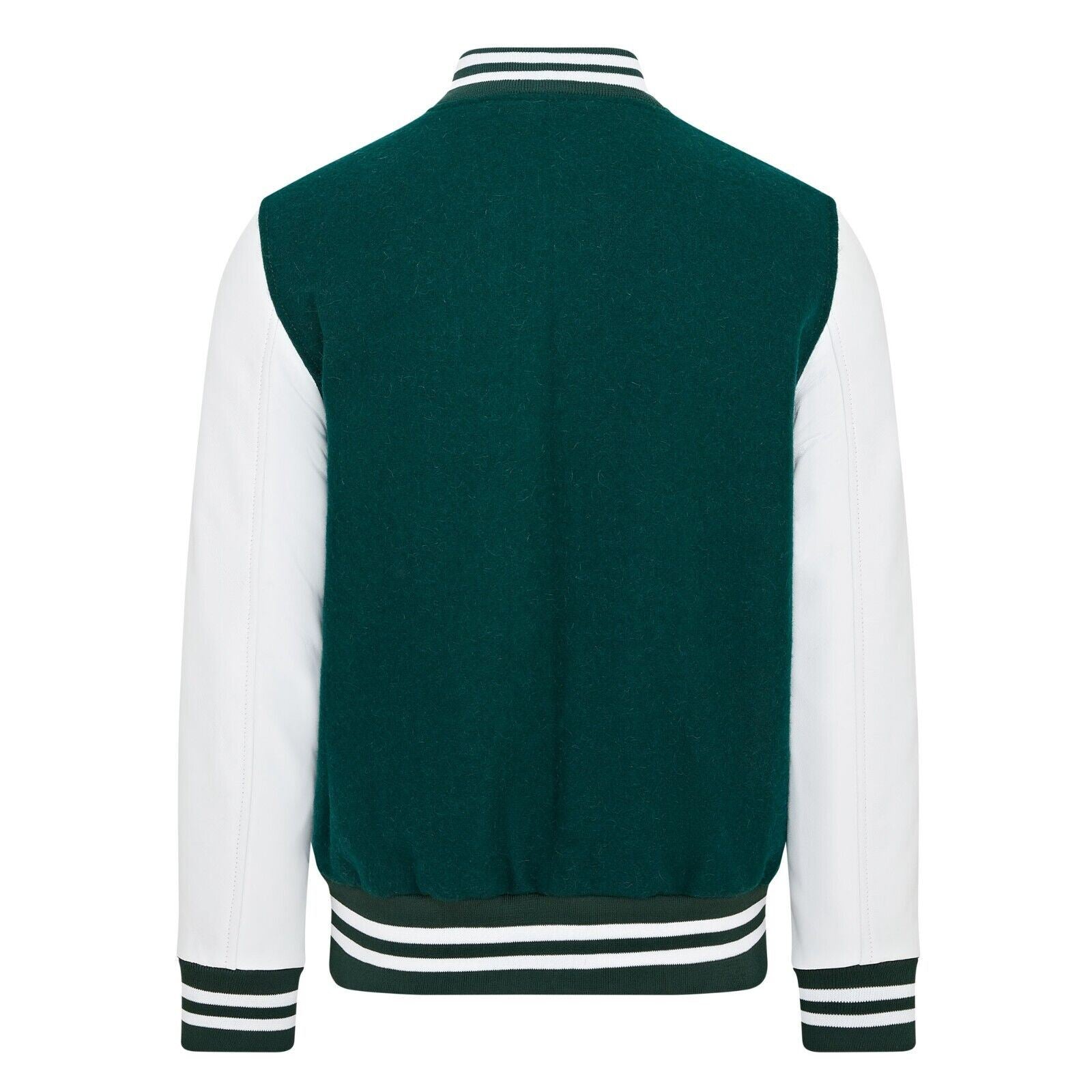 Letterman Baseball Wool Leather Varsity Bomber Jacket