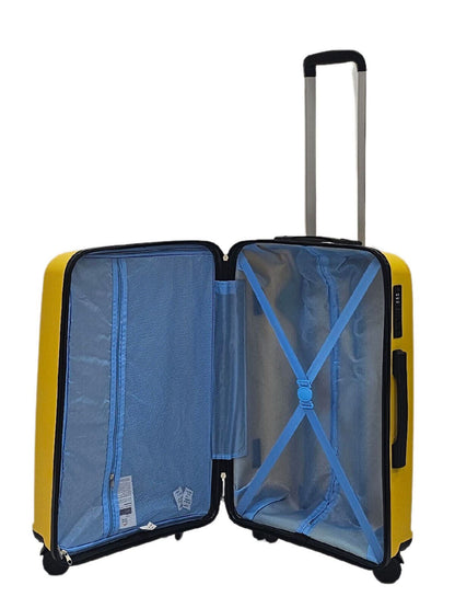 Abbeville Large Hard Shell Suitcase in Yellow