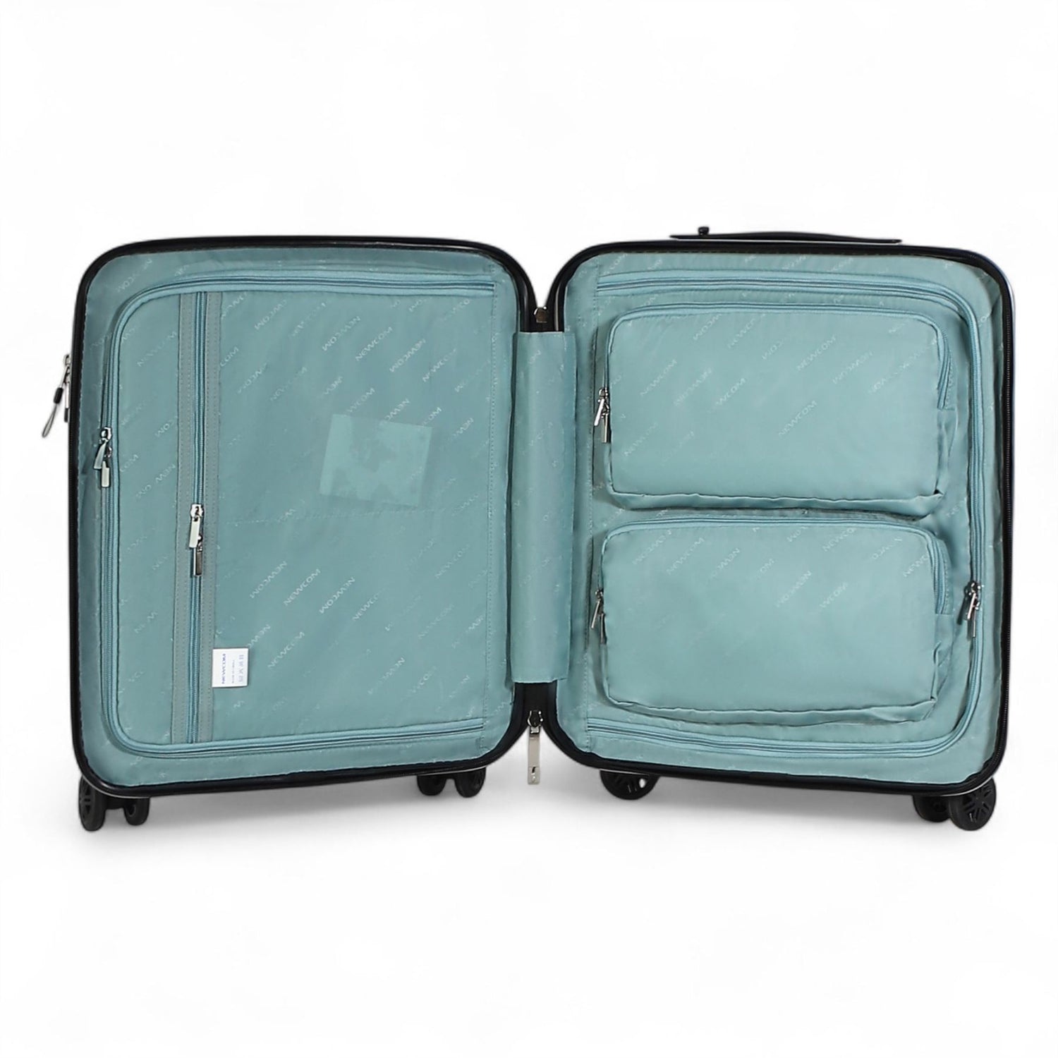 Durable EasyJet Ryanair 39 x 26 x 51.5 cm Black Front Open Cabin Luggage Travel Suitcase