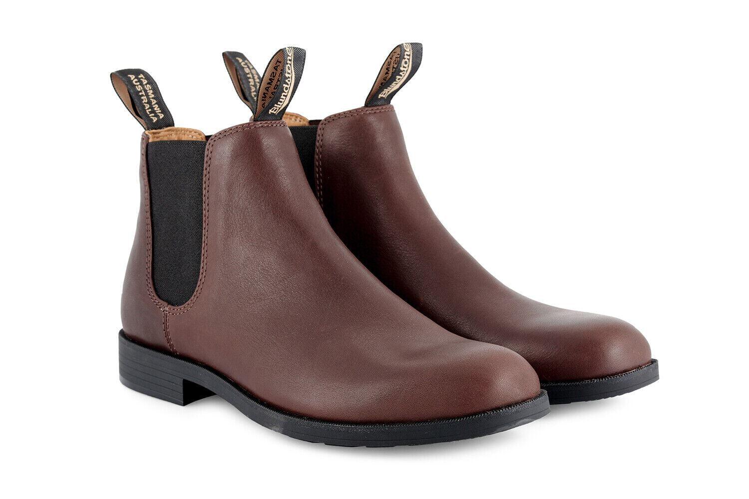 Blundstone 1900 Brown Chelsea Boots Chestnut Leather Mens Dress