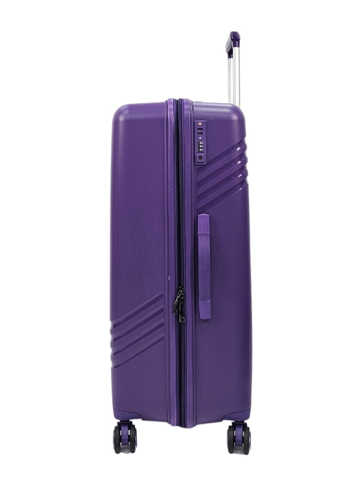 Brookwood Large Hard Shell Suitcase in Purple