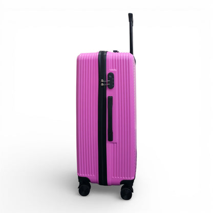 Junee Large Hard Shell Suitcase in Pink