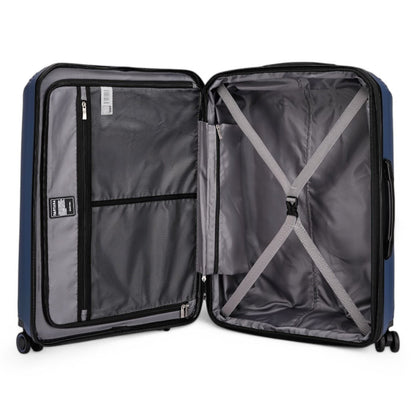 Abiko Set of 3 Hard Shell Suitcase in Navy