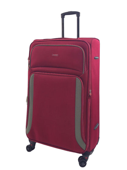 Ashland Large Soft Shell Suitcase in Burgundy