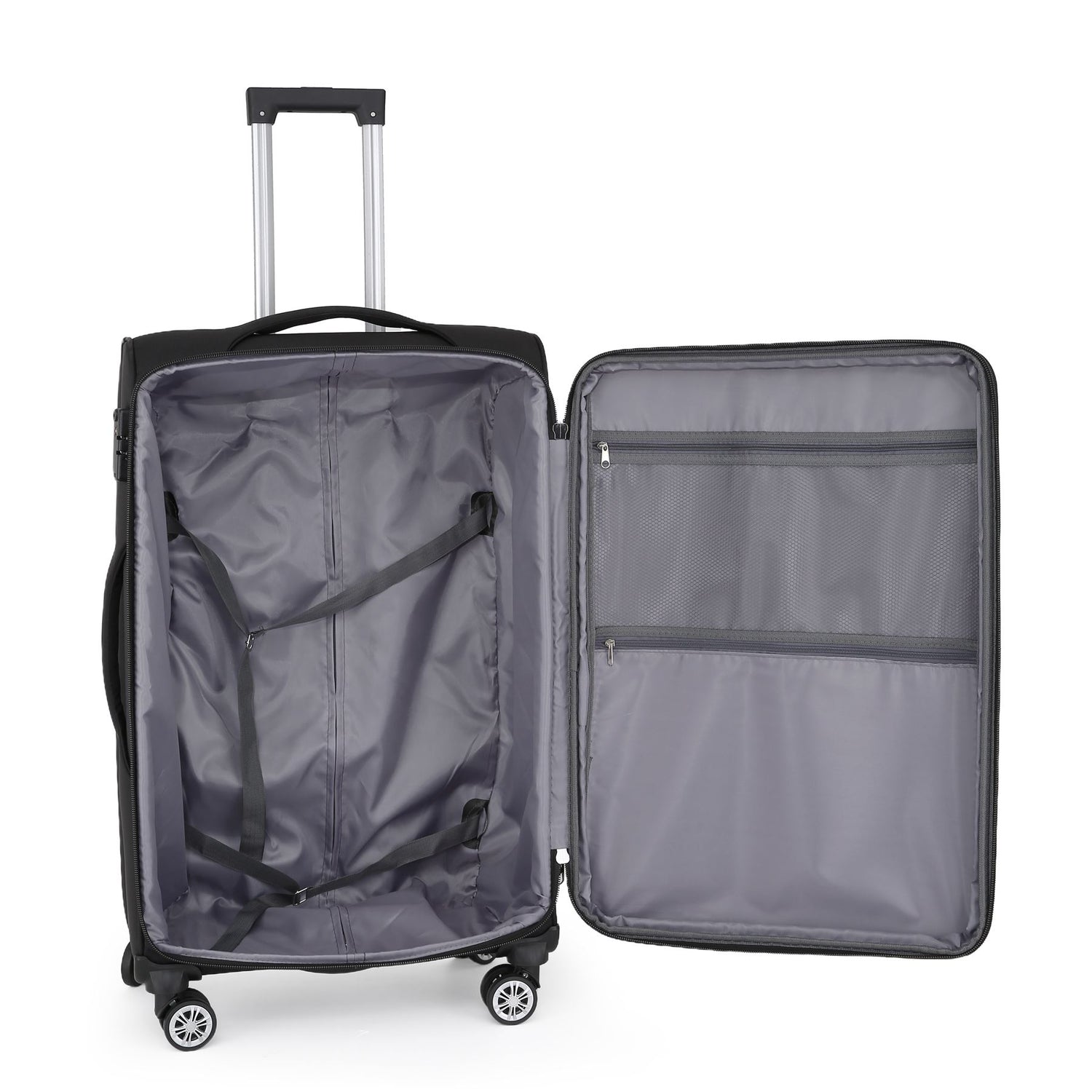 Delta Large Hard Shell Suitcase in Black