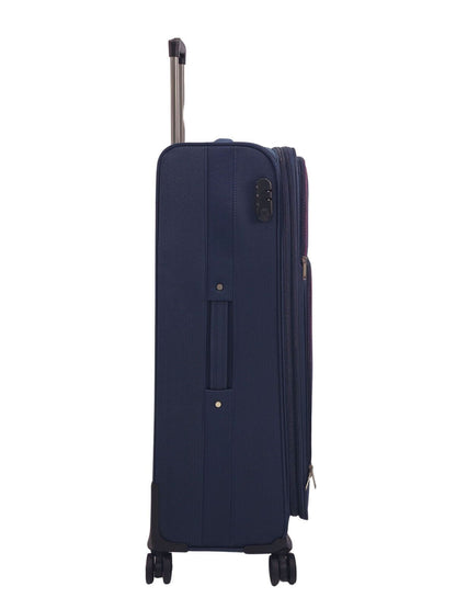 Ashford Large Soft Shell Suitcase in Navy