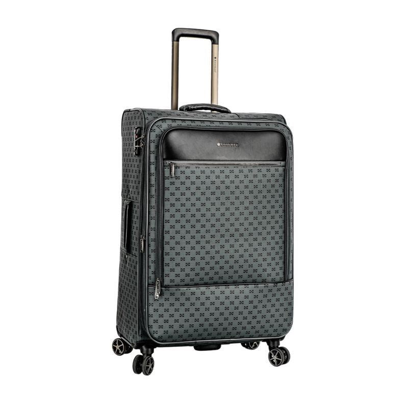 Cleveland Large Soft Shell Suitcase in Grey