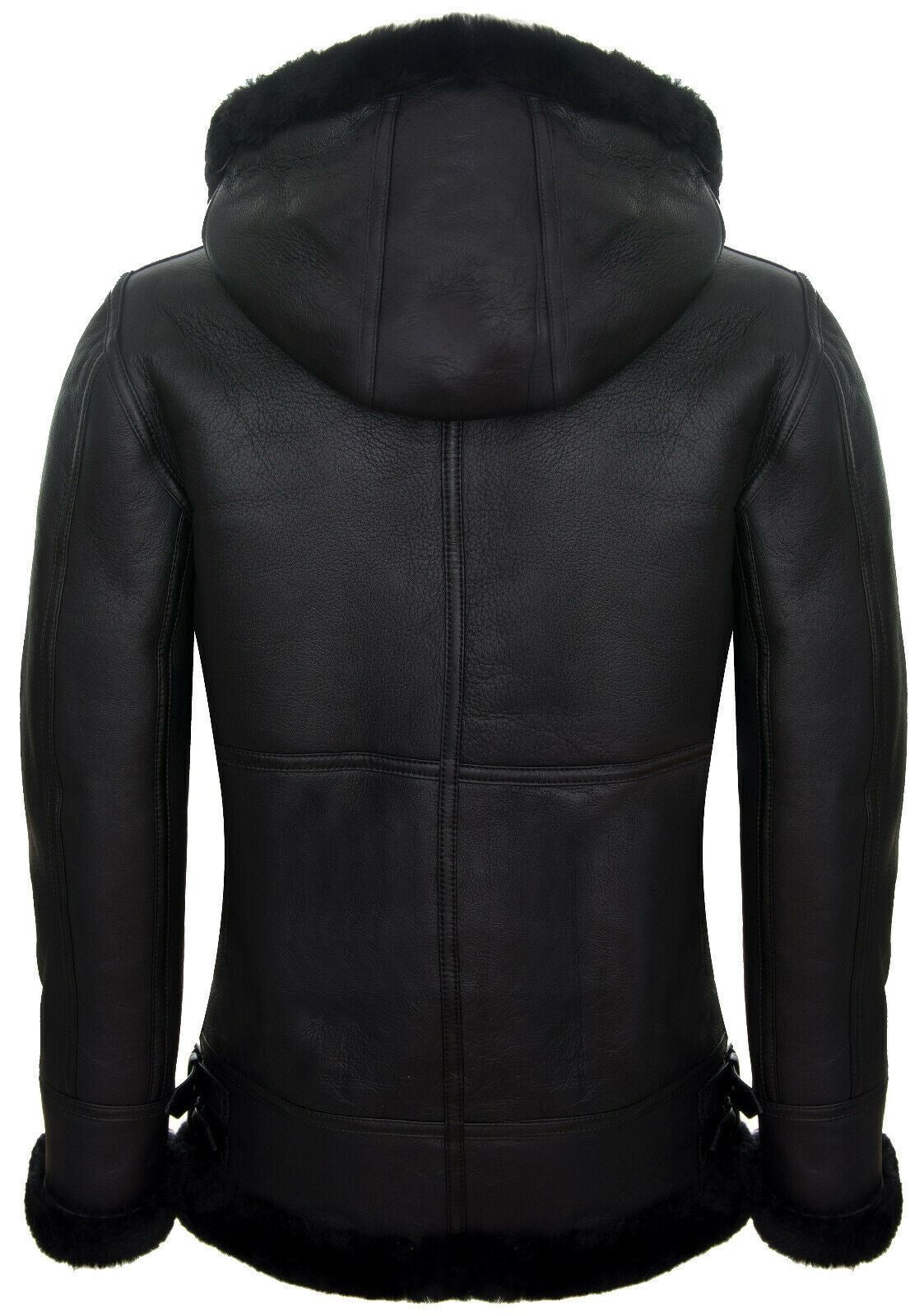 Mens B3 Hooded Sheepskin Flying Jacket-Harwich