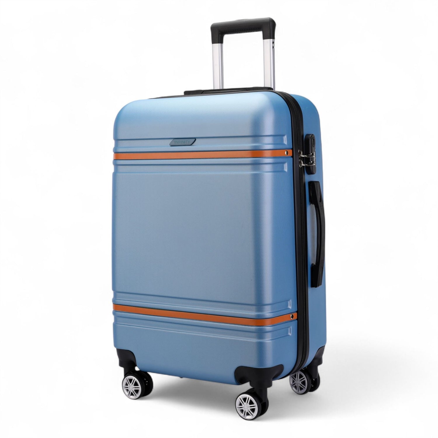 Calgary Large Hard Shell Suitcase in Blue