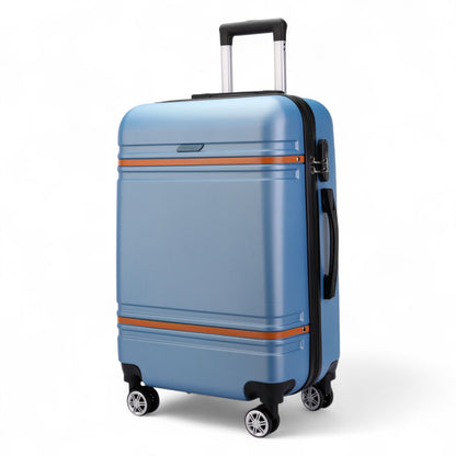 Calgary Large Hard Shell Suitcase in Blue