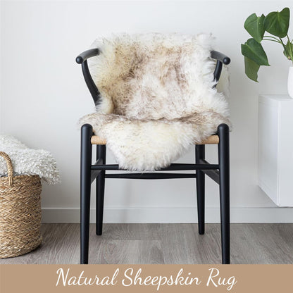Genuine Sheepskin Natural Silky Soft Fluffy Real Wool Rug