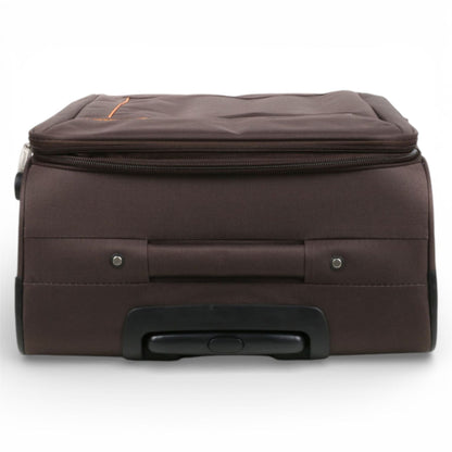 Carrollton Medium Soft Shell Suitcase in Brown
