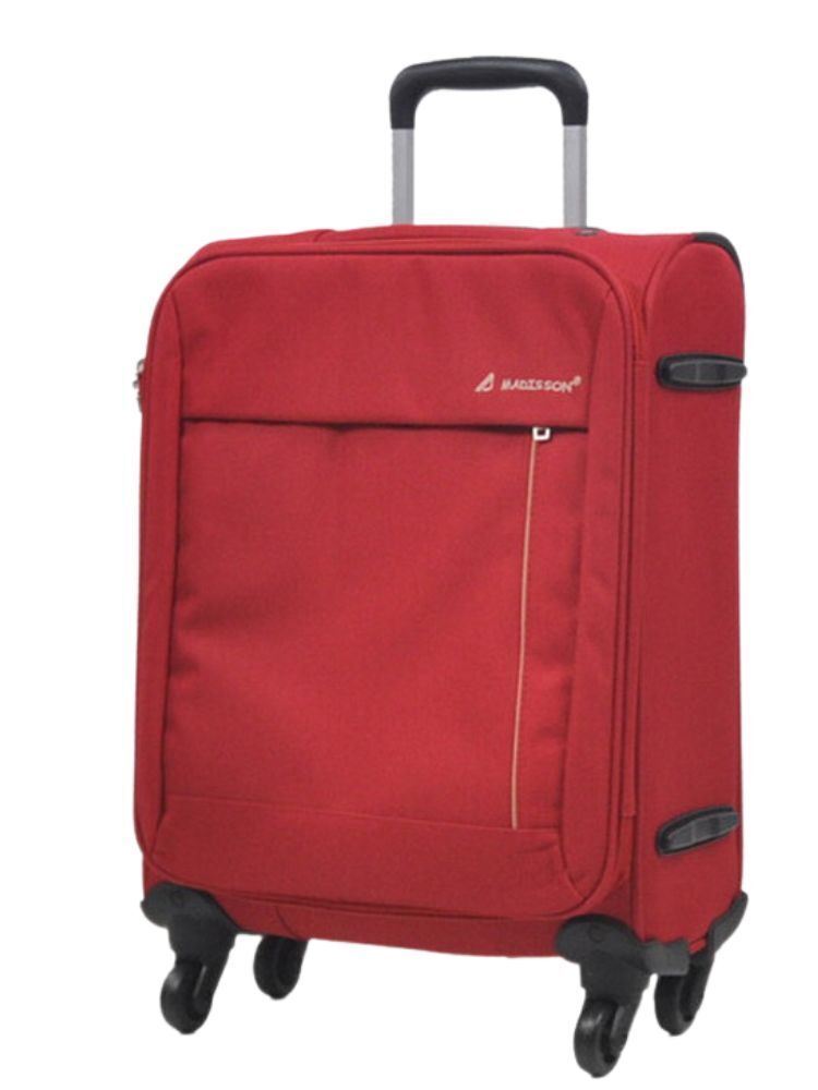 Lightweight Soft Casing Cabin Suitcase 8 Wheel Luggage Travel - Upperclass Fashions 