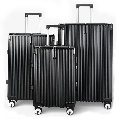 Airdrie Set of 3 Hard Shell Suitcase in Black
