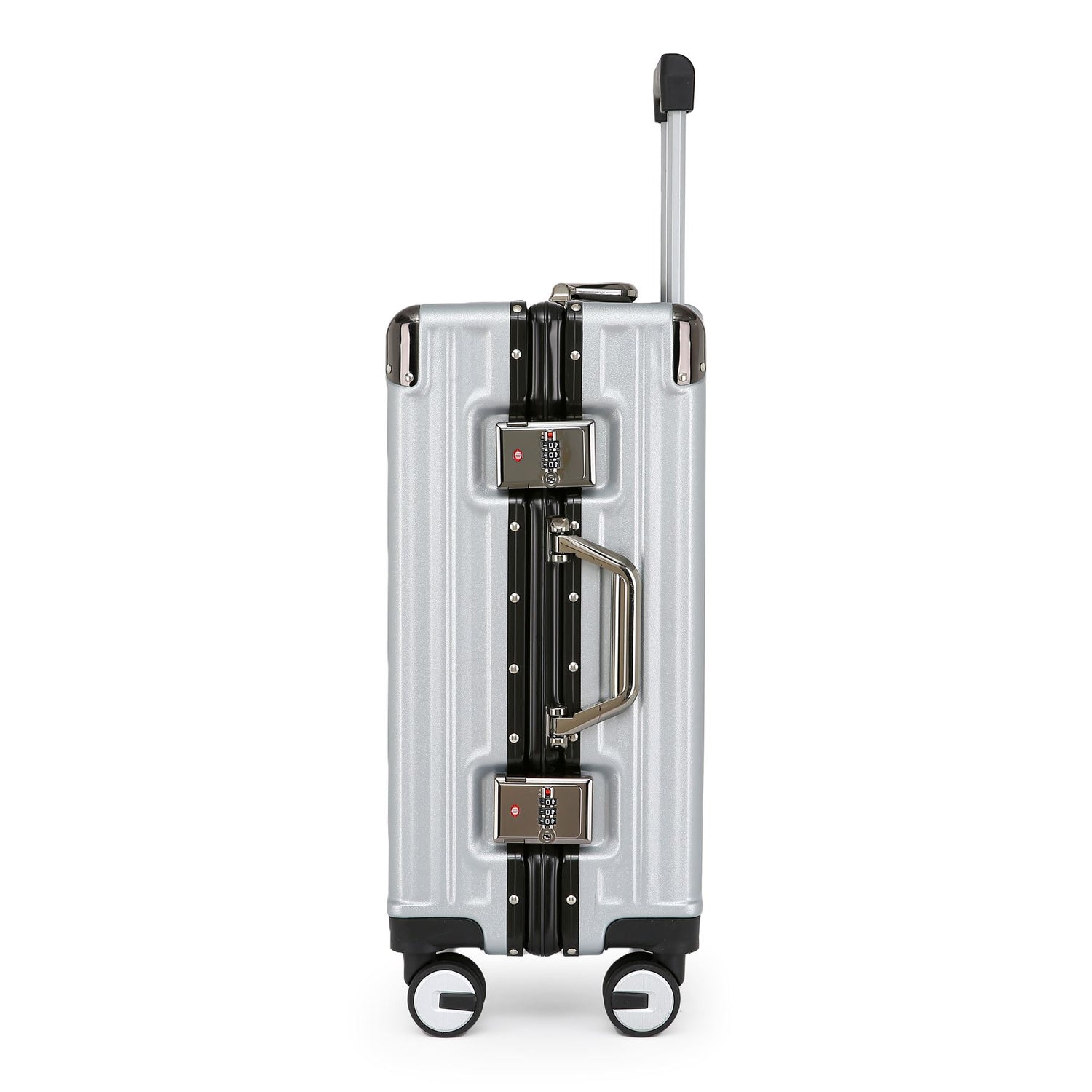 Airdrie Set of 3 Hard Shell Suitcase in Silver