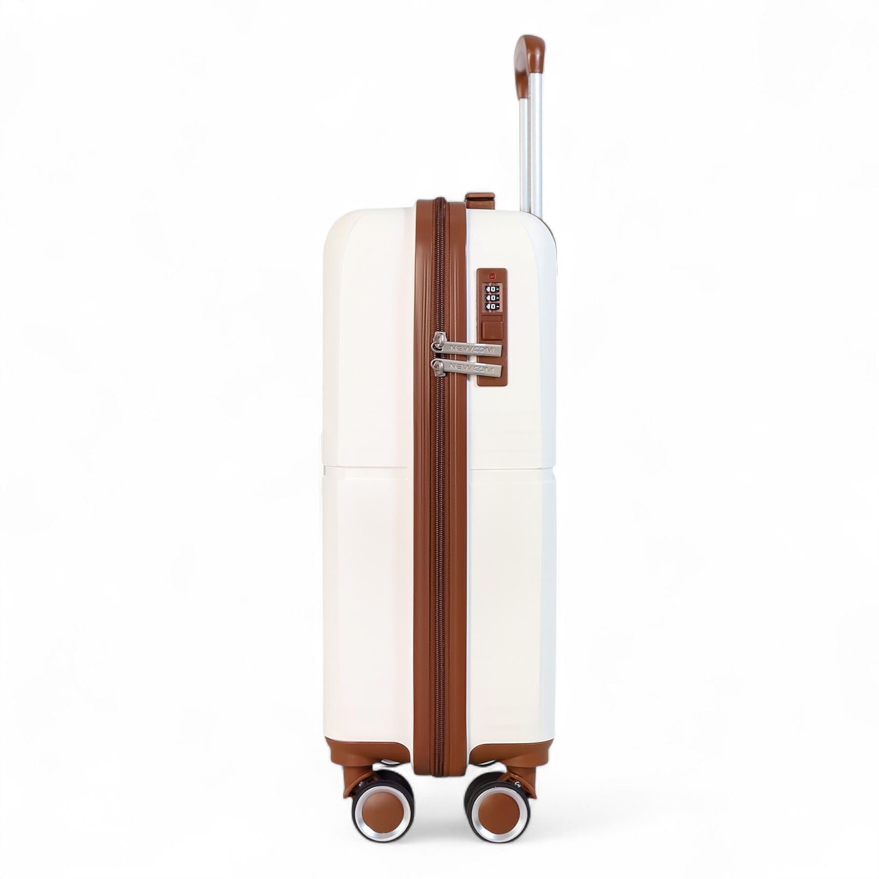 Corowa Cabin Hard Shell Suitcase in White