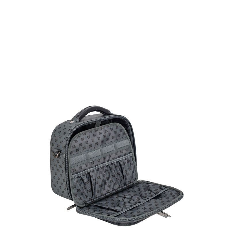 Cleveland Cosmetic Soft Shell Suitcase in Grey