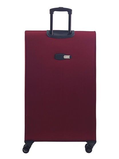Ashland Extra Large Soft Shell Suitcase in Burgundy