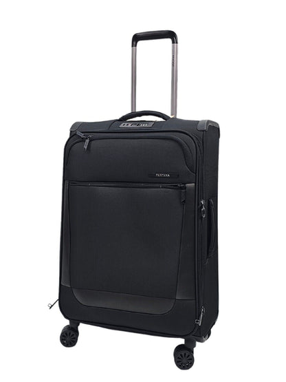 Blountsville Medium Soft Shell Suitcase in Black