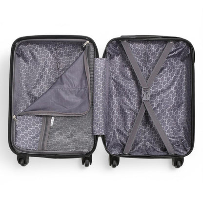 Corowa Underseat Hard Shell Suitcase in Black