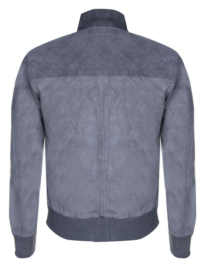 Mens Suede MA-1 Bomber Jacket-Cosham