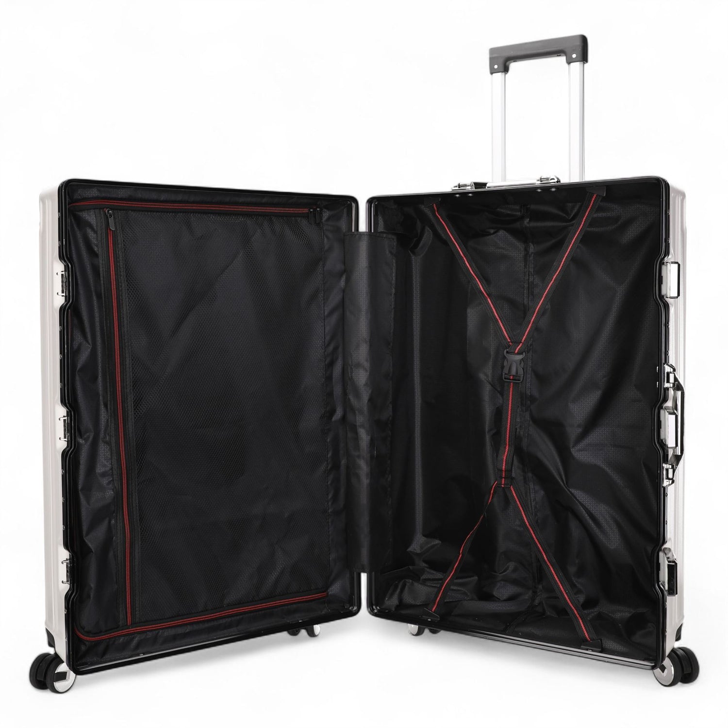 Airdrie Large Hard Shell Suitcase in White