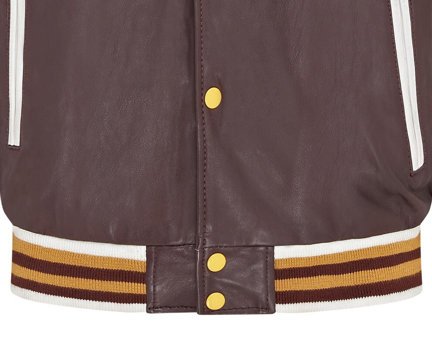 Mens Baseball Leather Letterman Bomber Jacket - Walthamstow