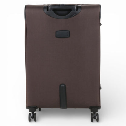 Carrollton Medium Soft Shell Suitcase in Brown