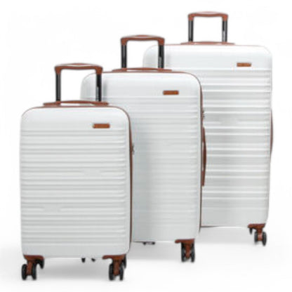 Armidale Set of 3 Hard Shell Suitcase in Cream