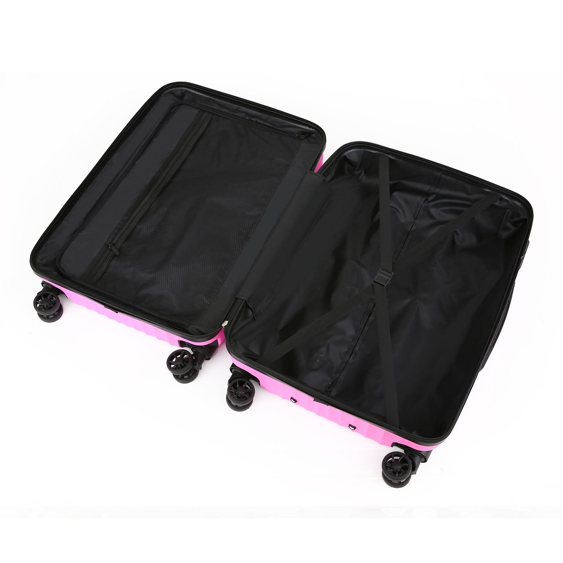 Edmonton Set of 3 Hard Shell Suitcase in Pink