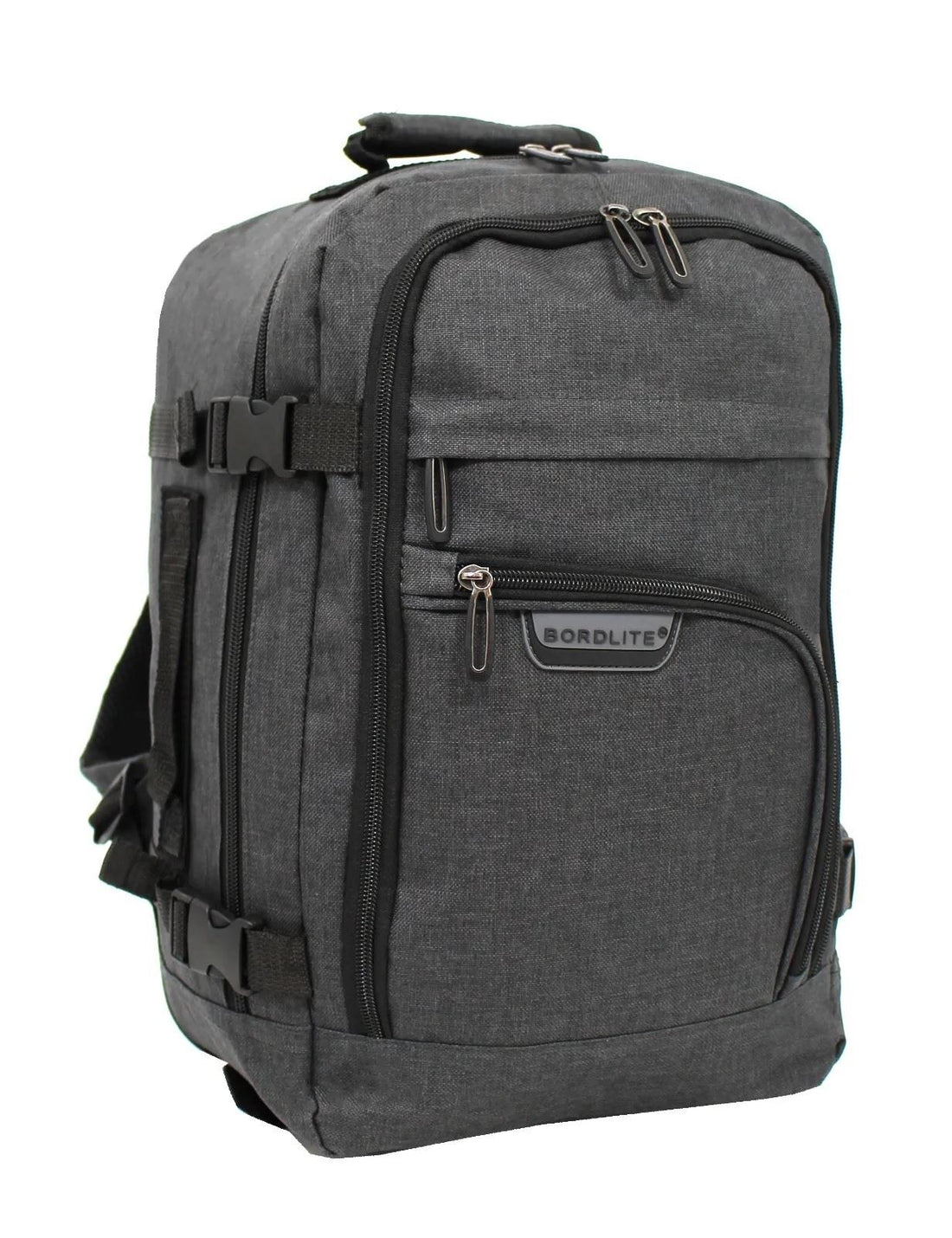 Rucksack Backpack 40x20 x25 cm Underseat Travel Cabin Bag for Easy Jet, Ryanair Black