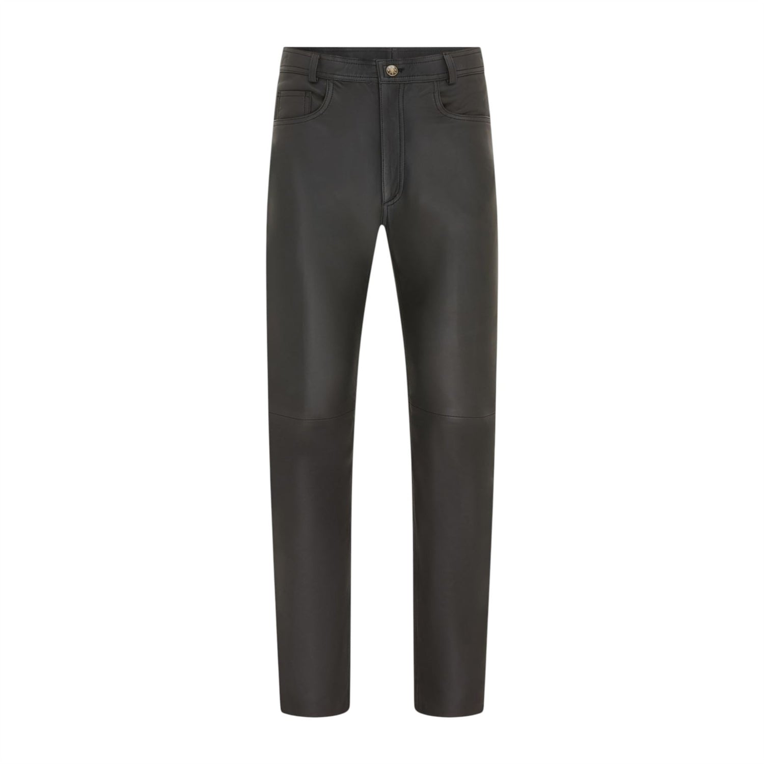Mens Lamb Leather 501 Biker Jeans - Istanbul